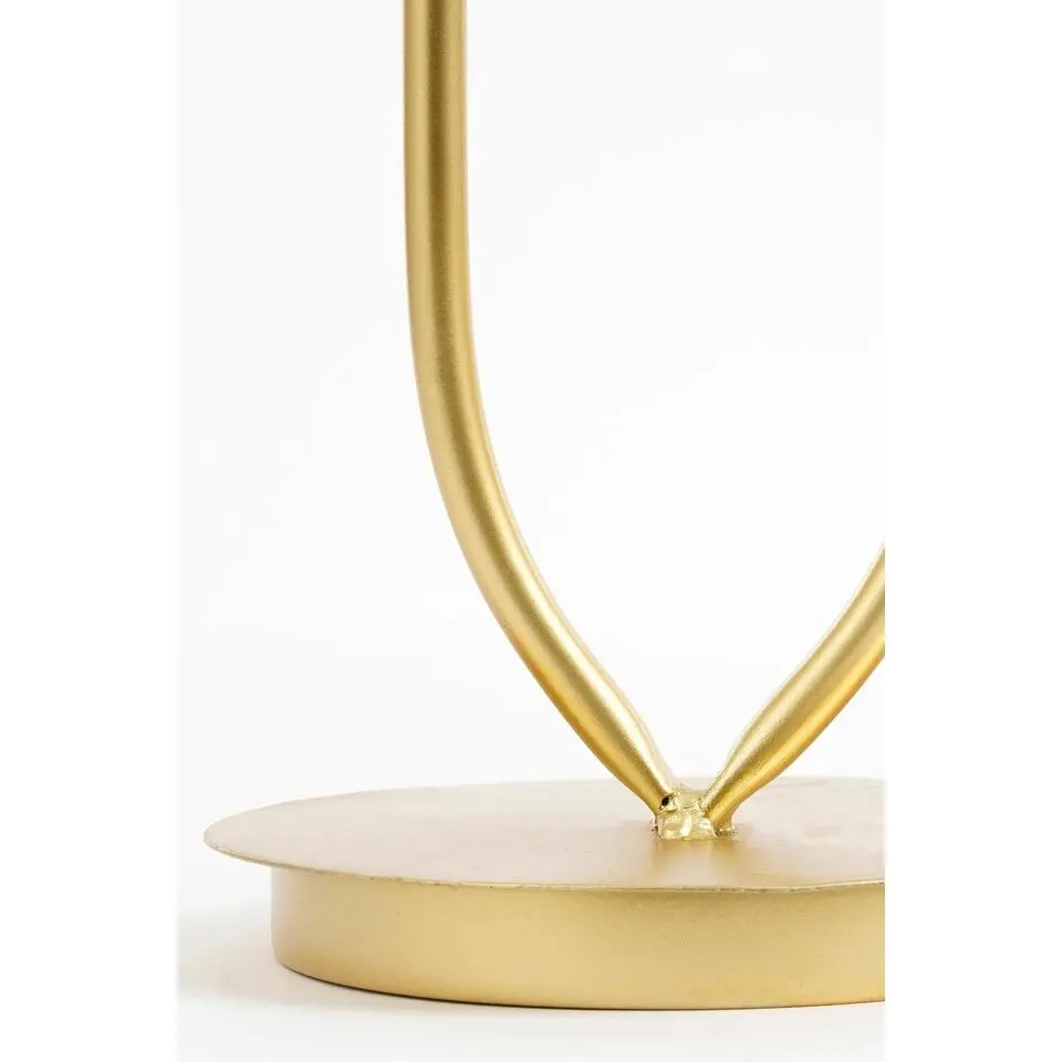 Mica Decorations Aletta Kandelaar - L15 x B15 x H48 cm - Metaal - Goud