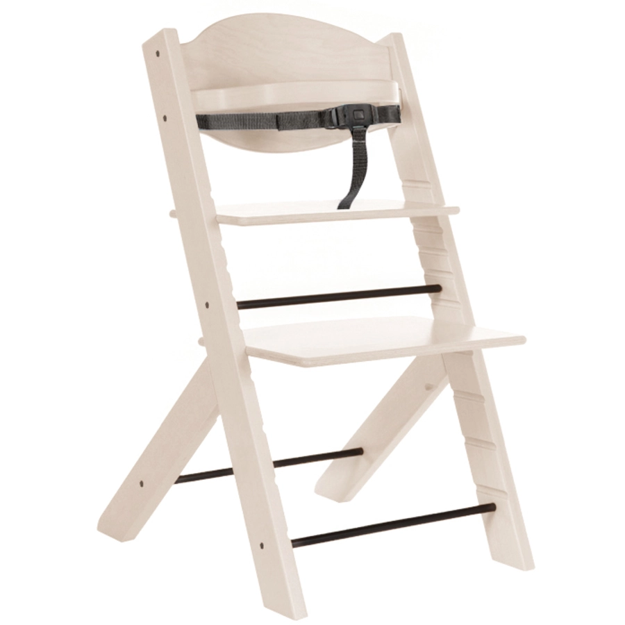 Treppy® Hochstuhl woody snow white