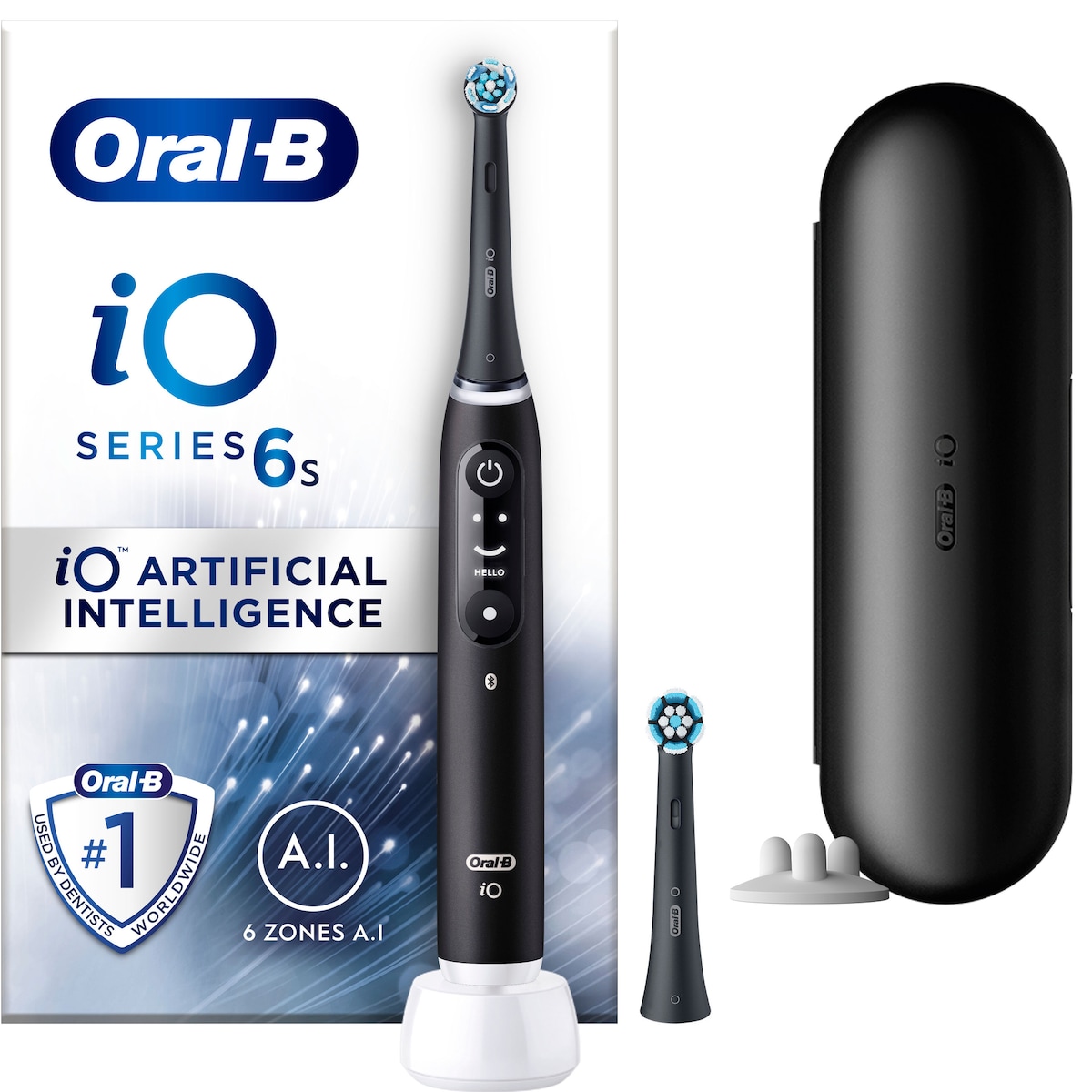 Oral-B iO 6s elektrisk tannbørste 409137 (black lava)