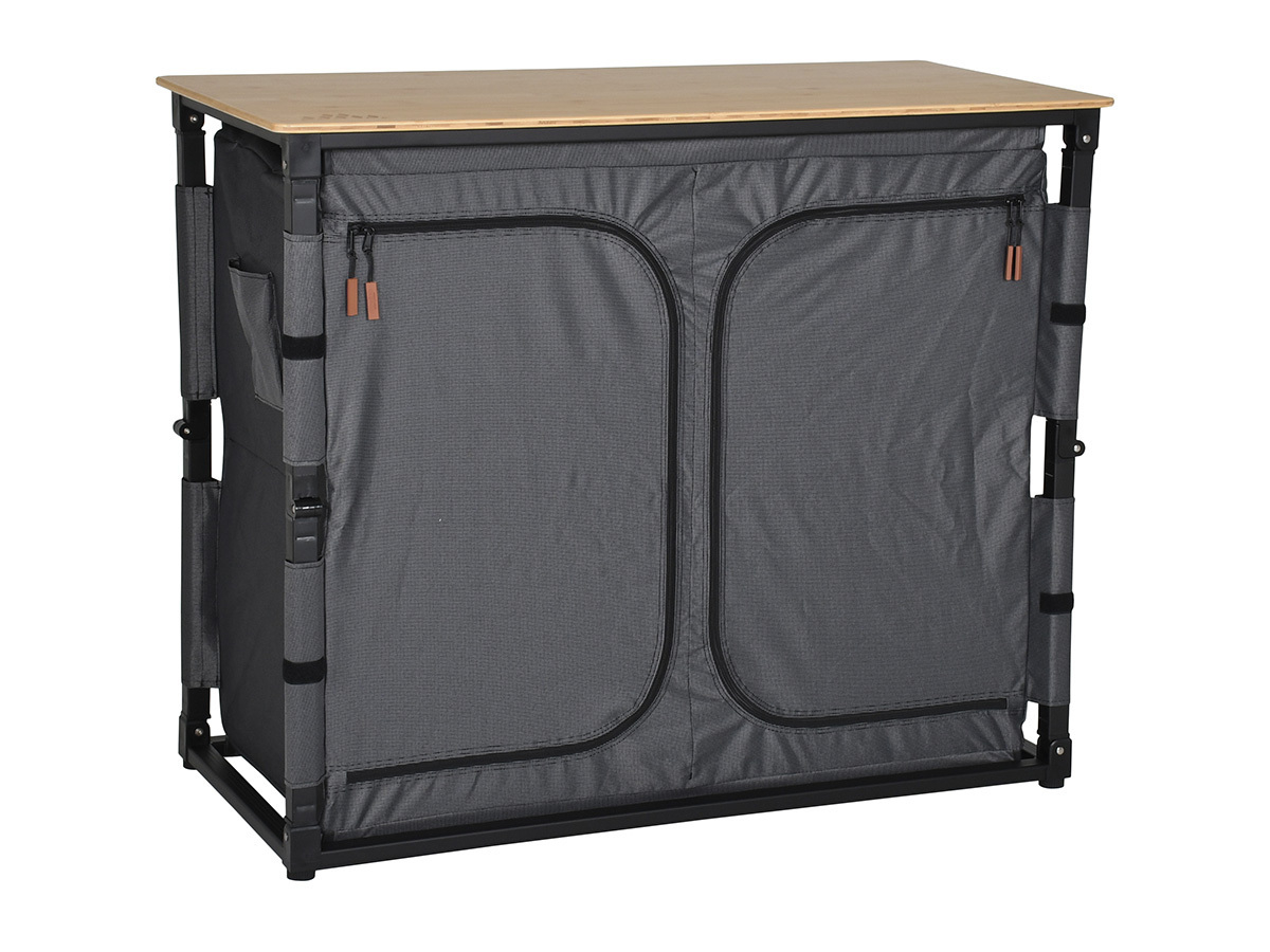 Obelink Ravenna Bamboo Quick campingkast - Black