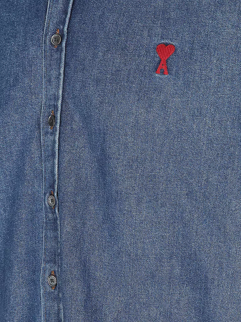 AMI PARIS Jeanshemd  blau