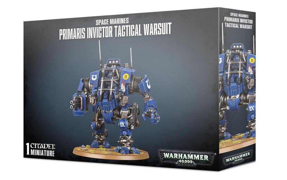 Figur Warhammer 40.000 Primaris Invictor Tactical WarsuitBausatz für 1 Figur