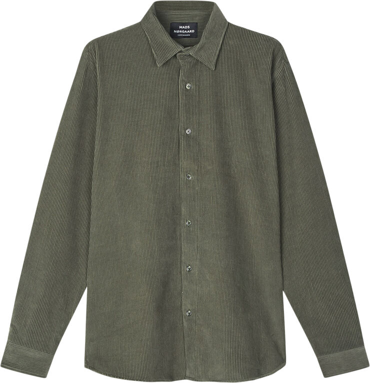 Mads Nørgaard - Copenhagen Classic Cord Malte Shirt Grøn