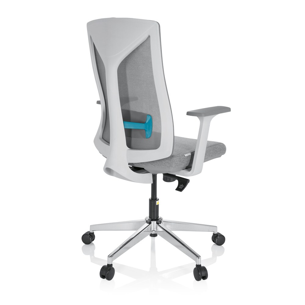 Profi Bürostuhl HALIFAX Stoff/Netzstoff mit Armlehnen hjh OFFICE