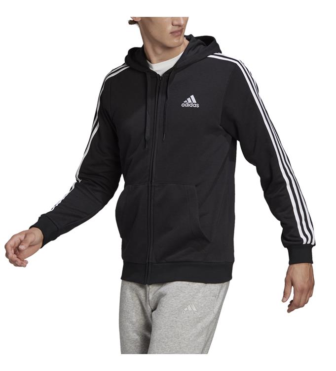 adidas Men 3S French Terry FZ Hoodie