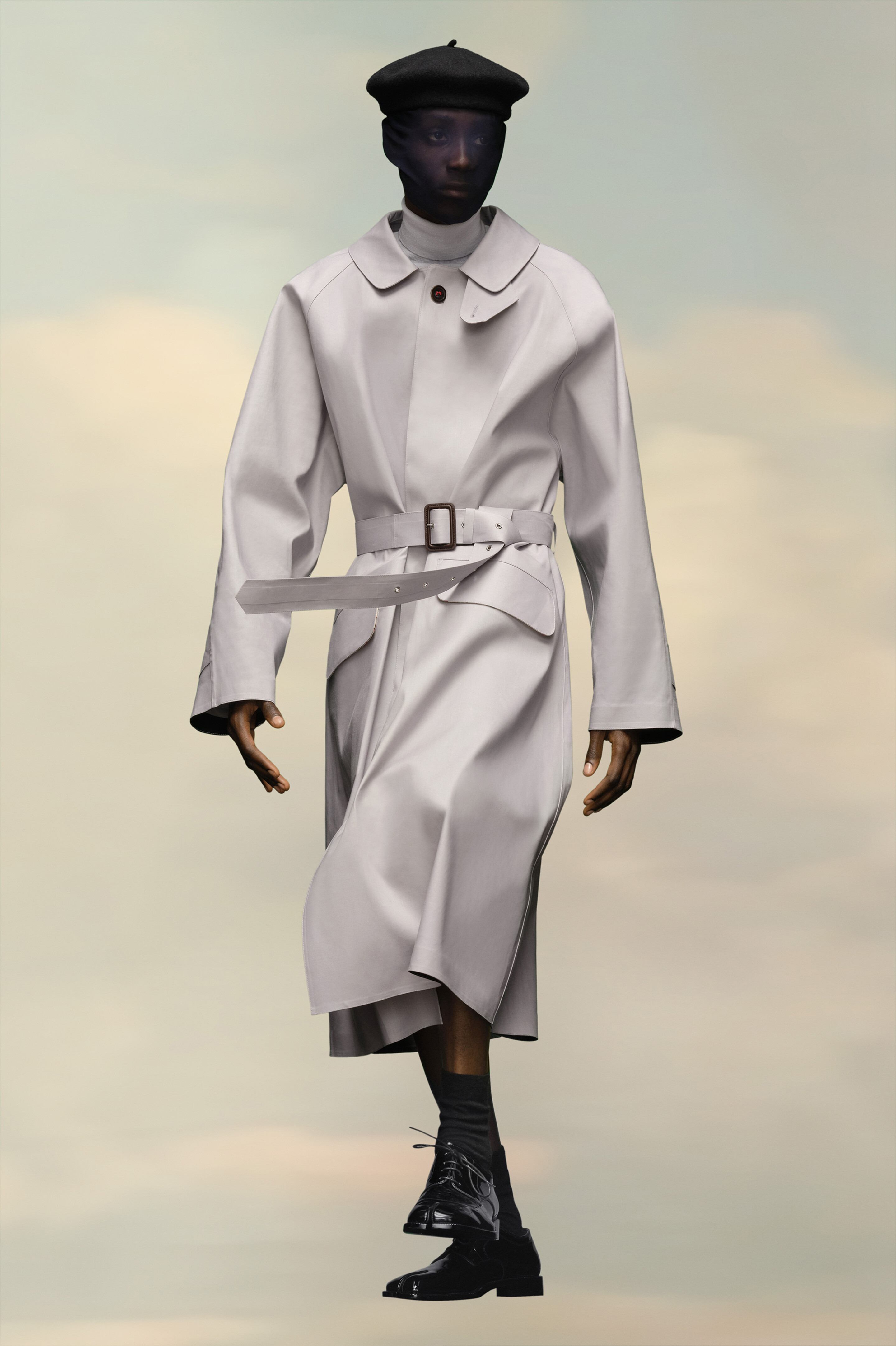 Manteau avec ceinture