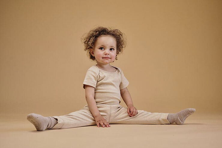 GoBabyGo Hazel Body Kortærmet - Plantefarvet Ash
