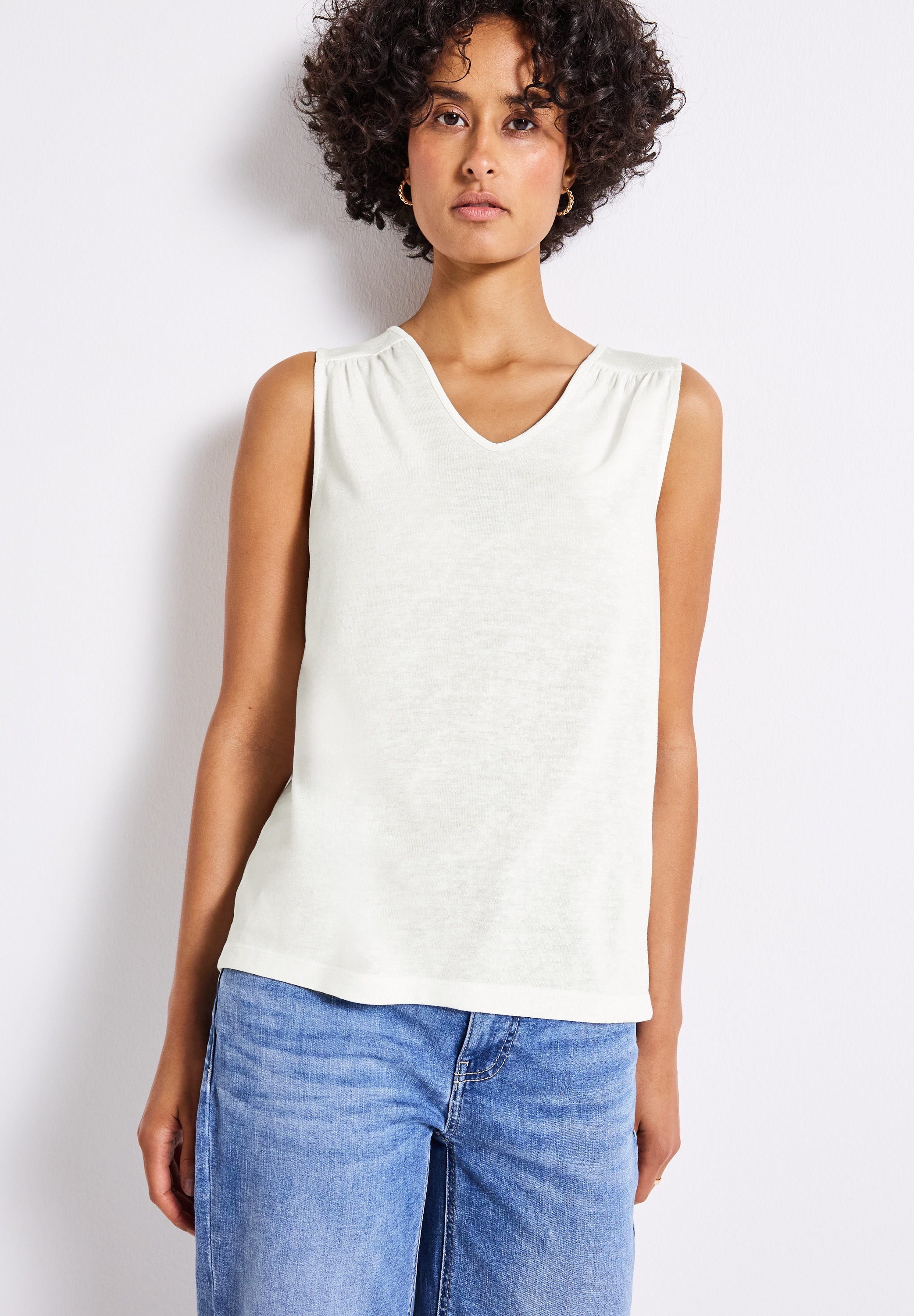 STREET ONE Shirttop , mit Spitze