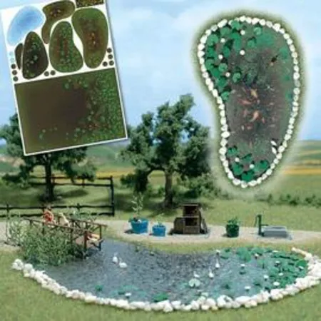 Busch 1210Gartenteich-Set