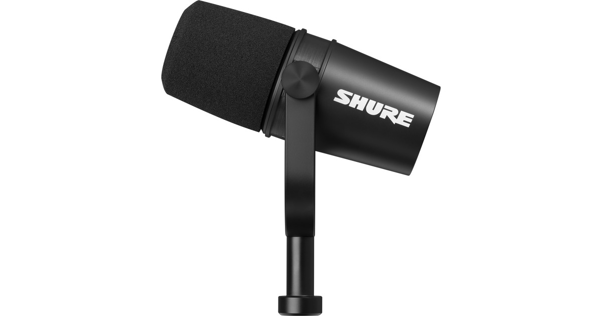 SHUREMV7X Podcastmicrofoon  (Zwart)