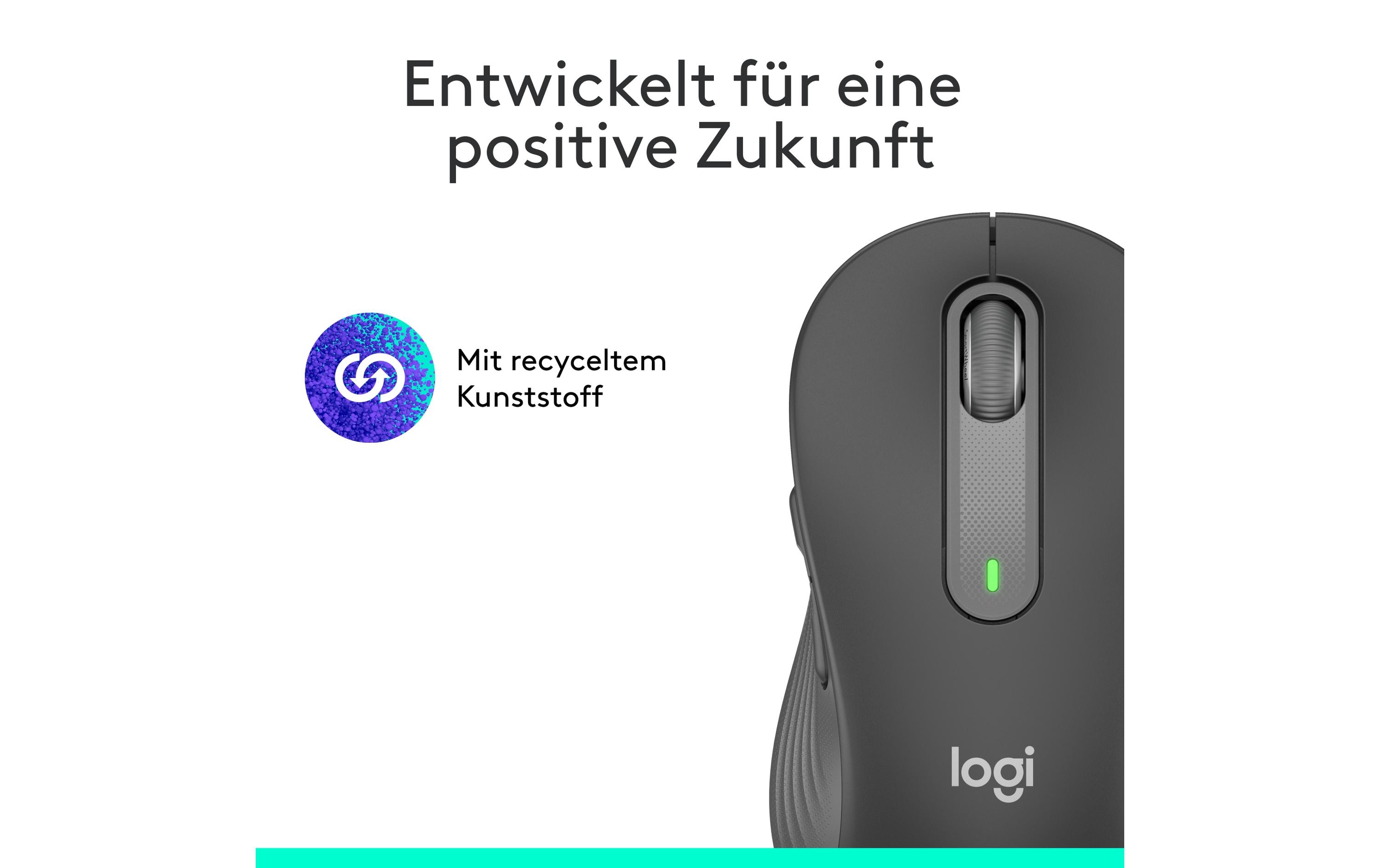 Maus Signature M650 GraphitePräzise Wireless-Maus mit «Logitech SilentTouch»-Technologie