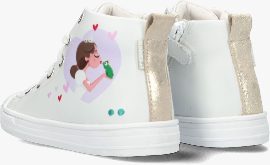 BUNNIESJR witte bunniesjr hoge sneaker frans ferm