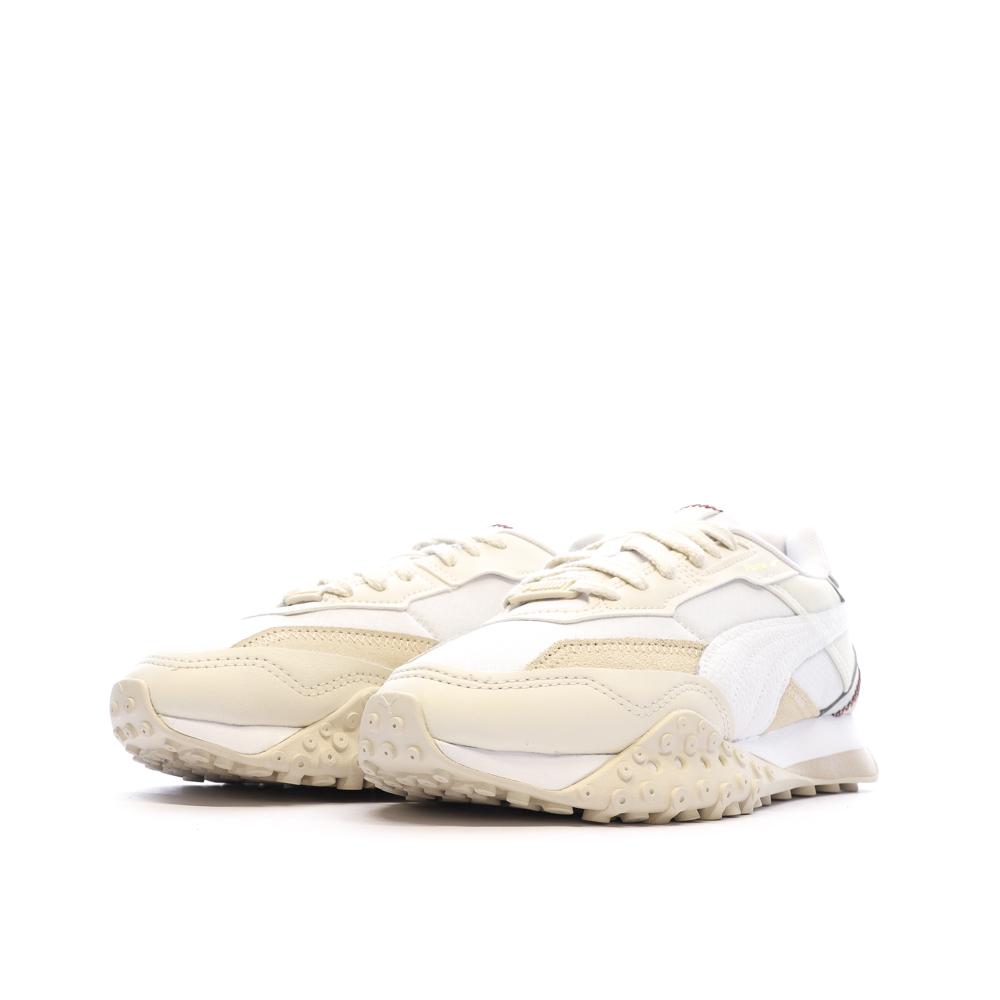 Puma Baskets Beige/Blanc Femme Puma Rider Soft02