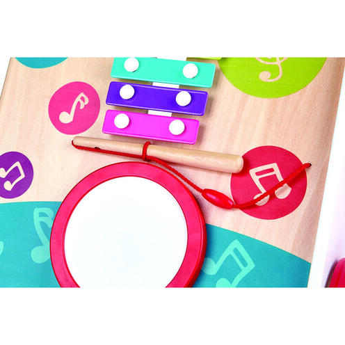 Trotteur musical Bois et multicolore - HAPE