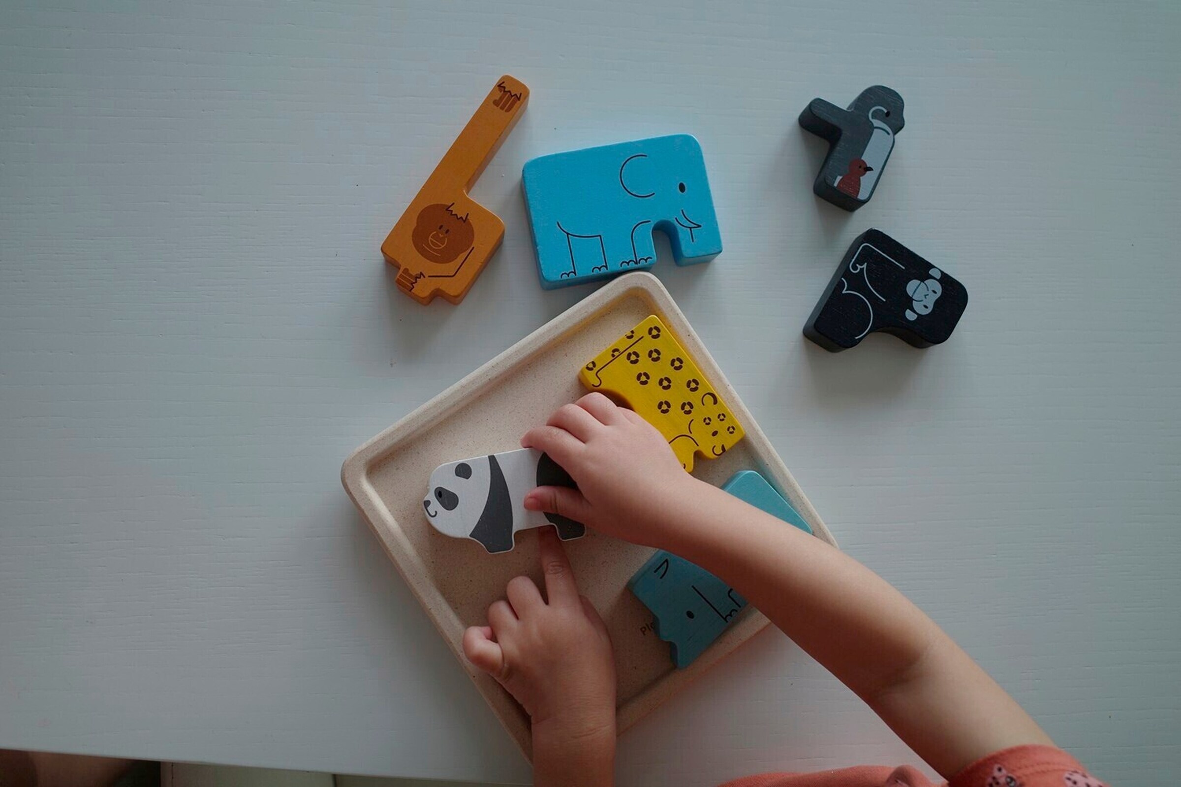 PlanToys Rahmenpuzzle Tiere