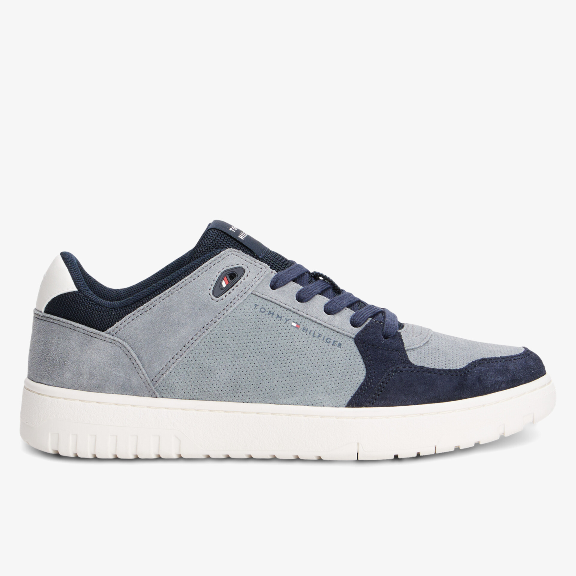 TOMMY HILFIGER Basket Core Herren Sneaker Low grau