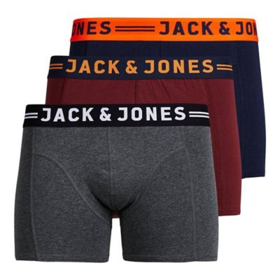 Boxer homme Jaclichfield Trunks 3 Pack ROUGE JACK JONES