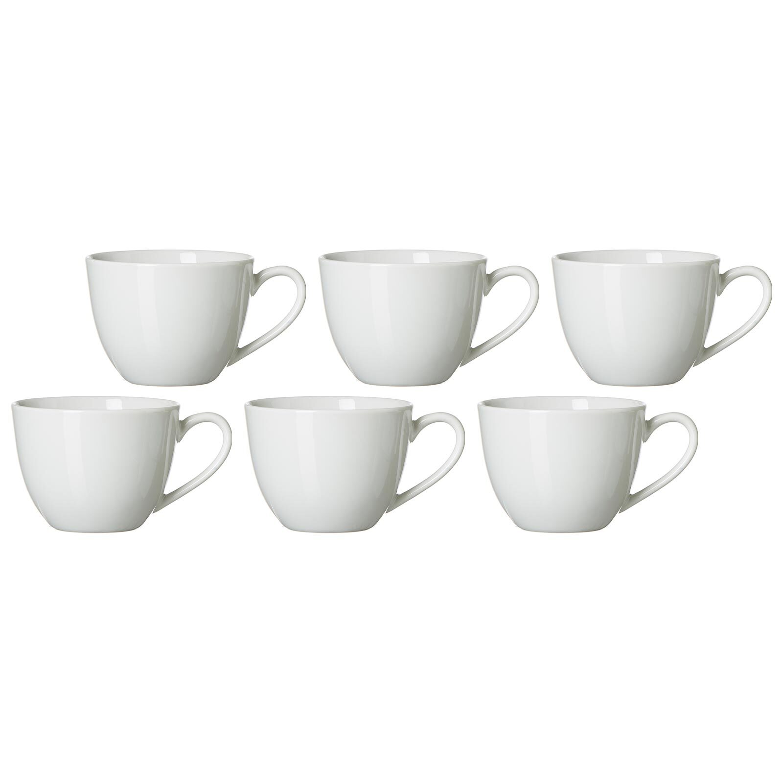 Ritzenhoff & Breker Kaffeetassen Bianco 430 ml 6er Set