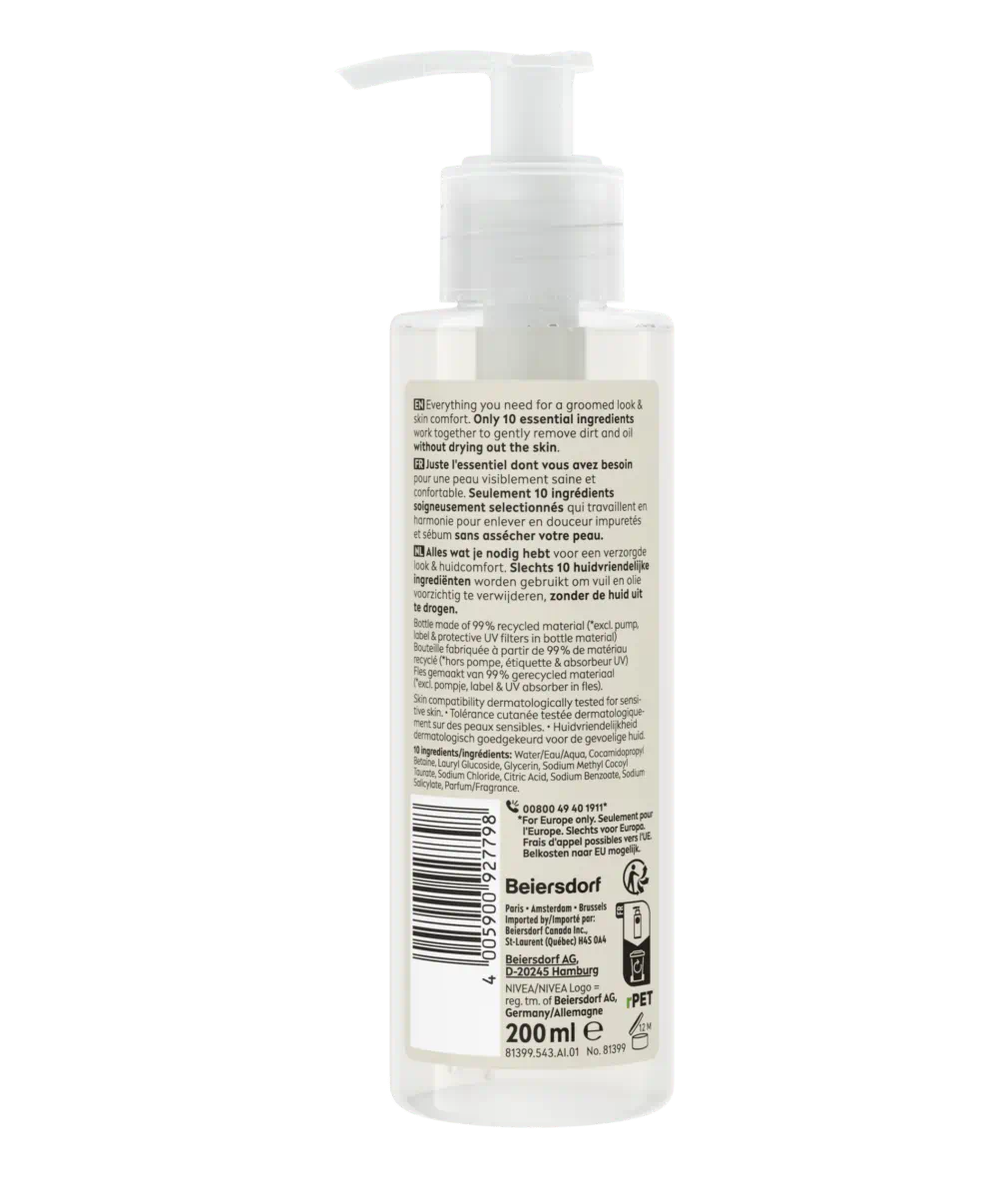 GEL NETTOYANT VISAGE & BARBE SENSITIVE PRO MENMALIST