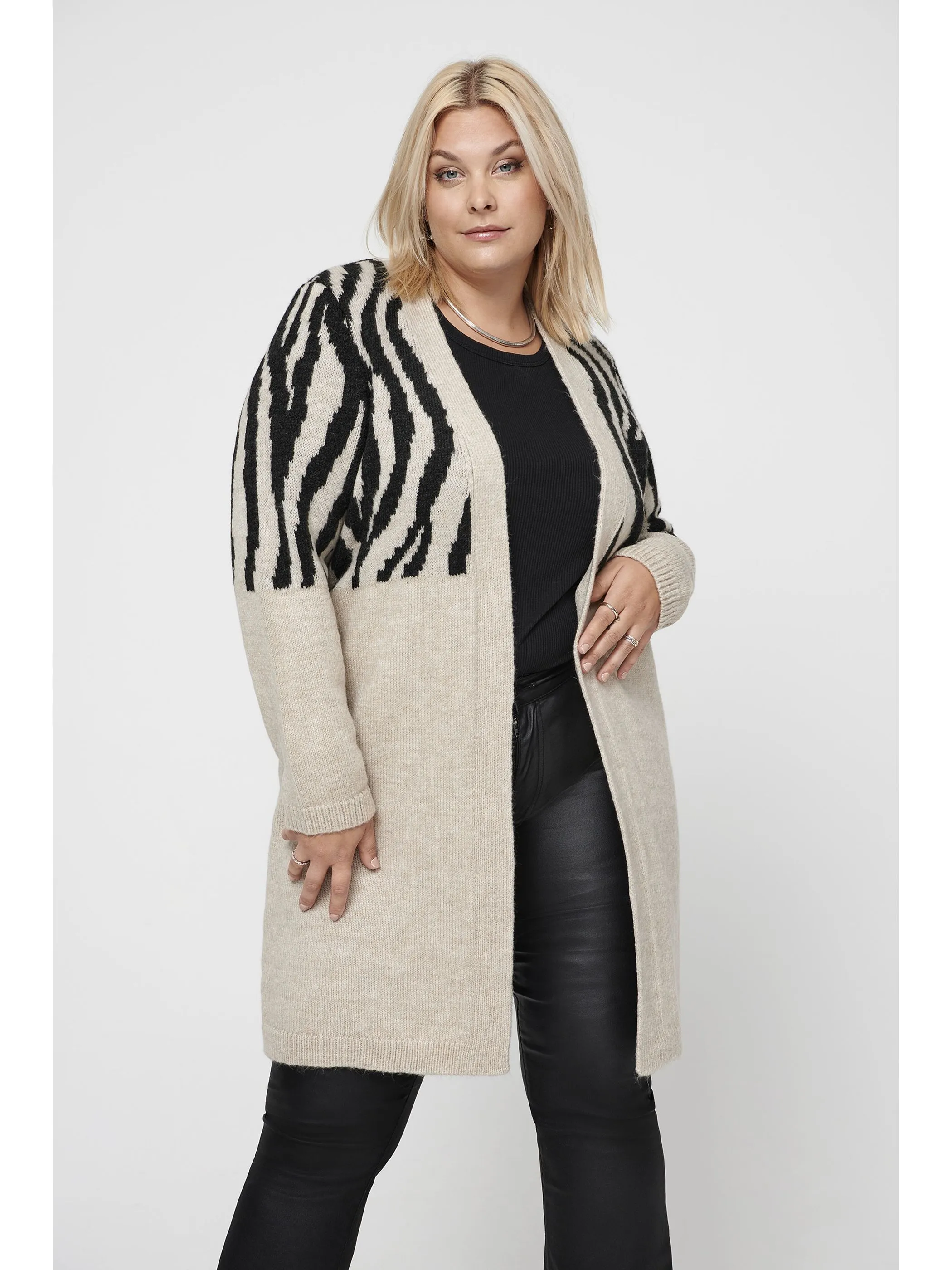 Only Carmakoma CARJADE ZEBRA Cardigan