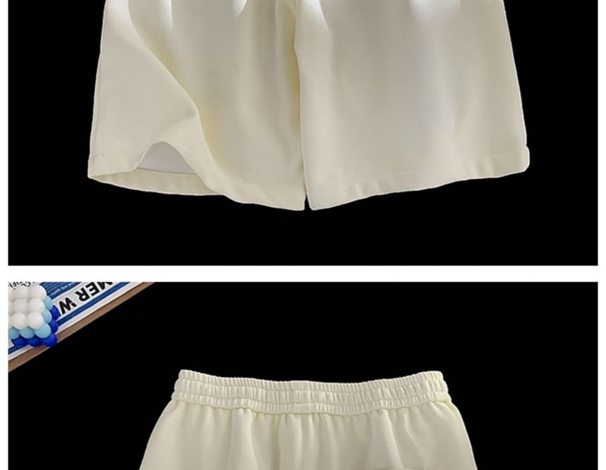 Bay Go Mall - Shorts met trekkoord en letters