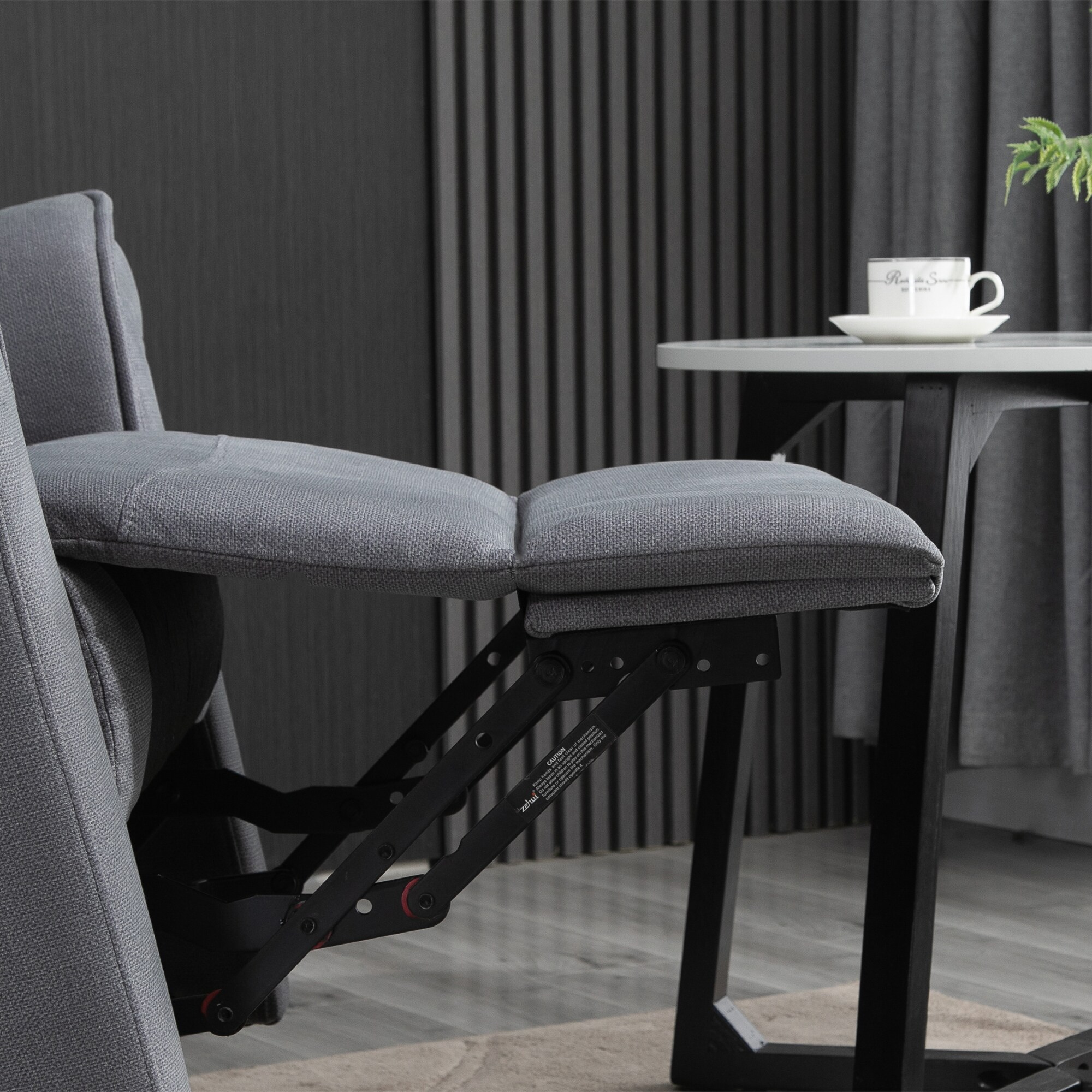 HOMCOM Liftsessel mit Massagefunktion grau 86 x 95 x 106 cm (BxTxH)