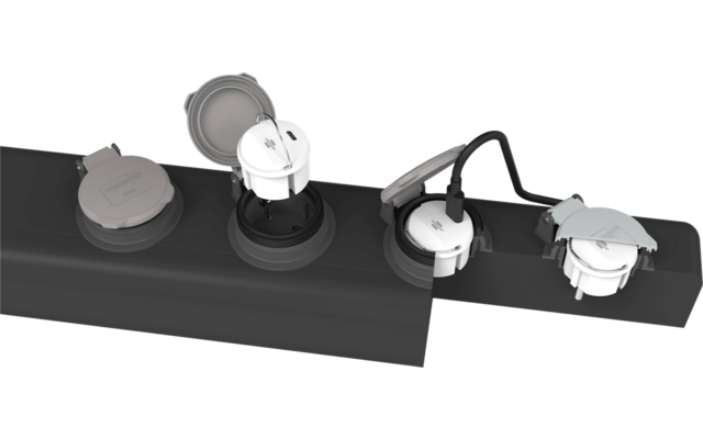 Brennenstuhl Steckdosenadapter Schutzkontakt 230 V auf USB 5 V