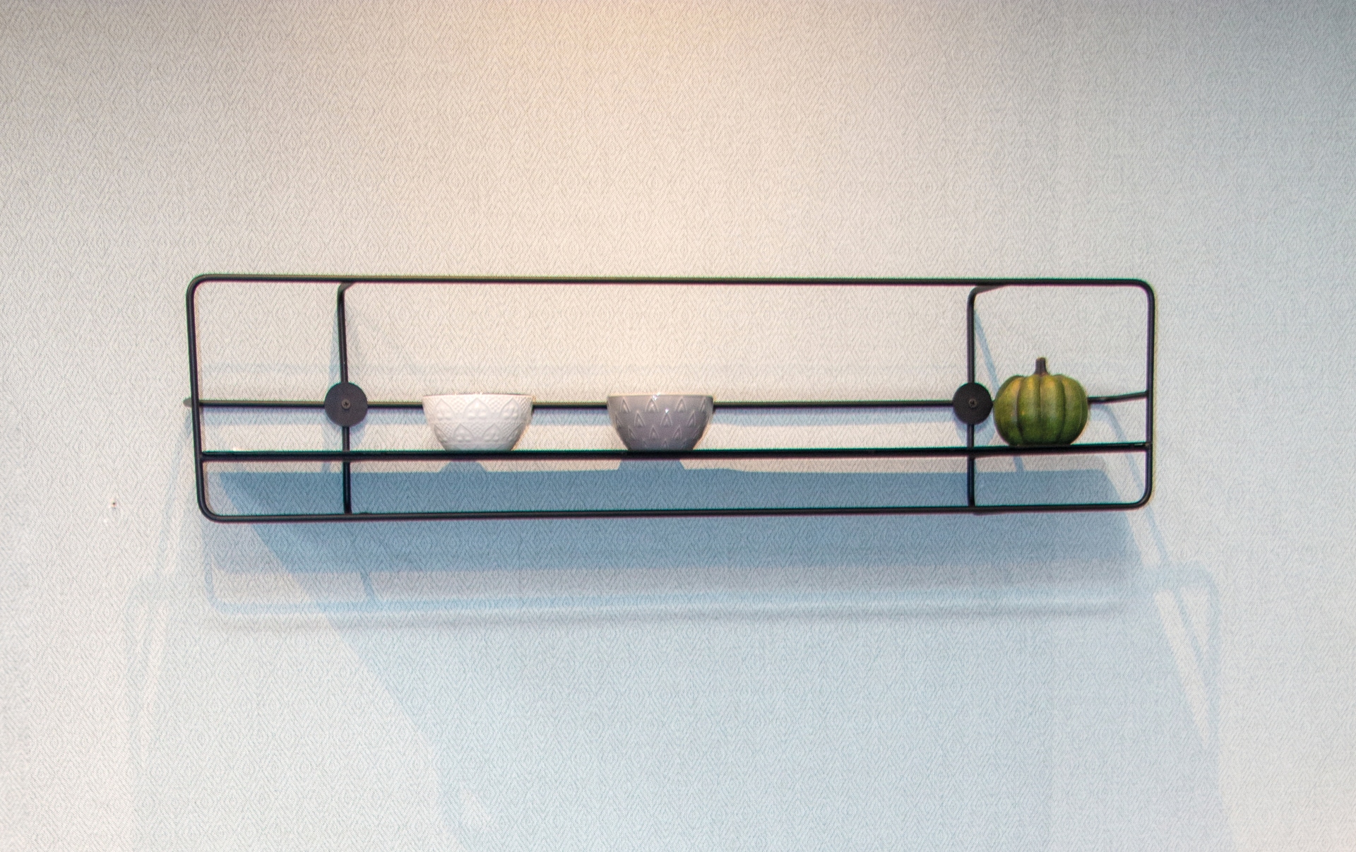 Wandregal 90 x 21 cm schwarz