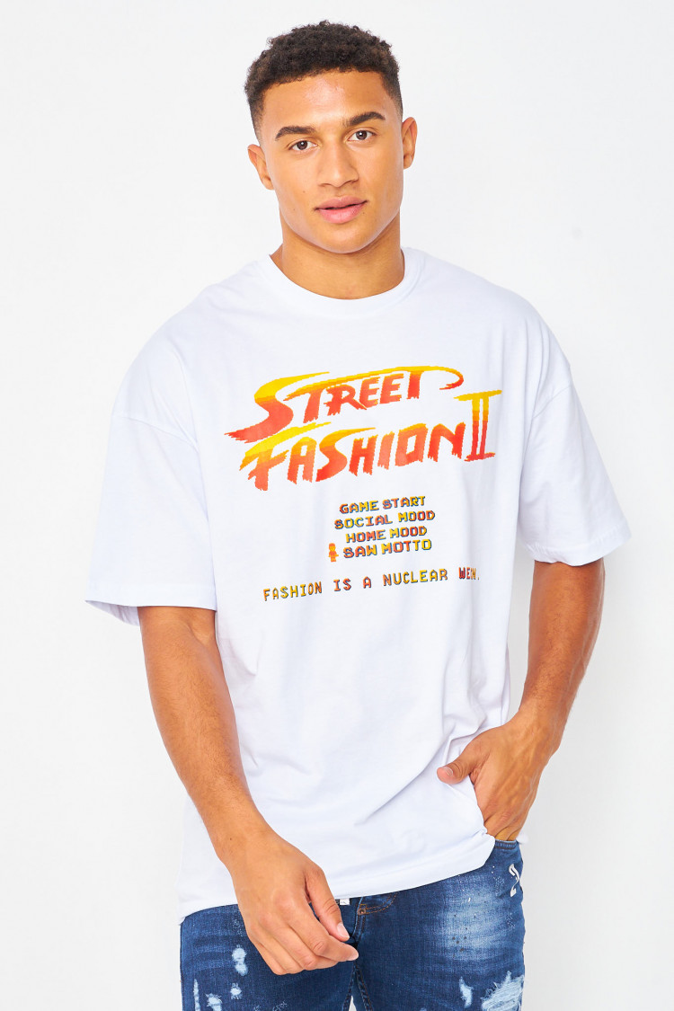 T-shirt blanc 