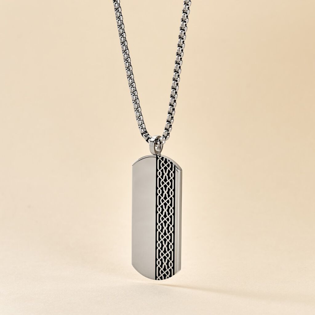 Collier Jelka Acier Blanc