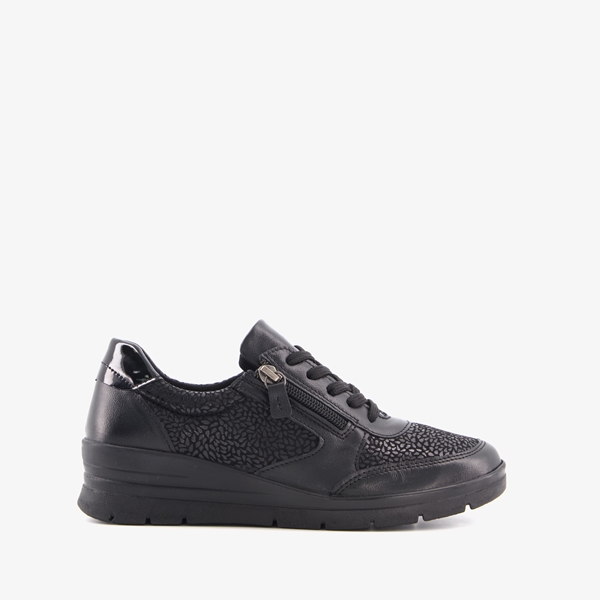 Natuform dames veterschoenen zwart