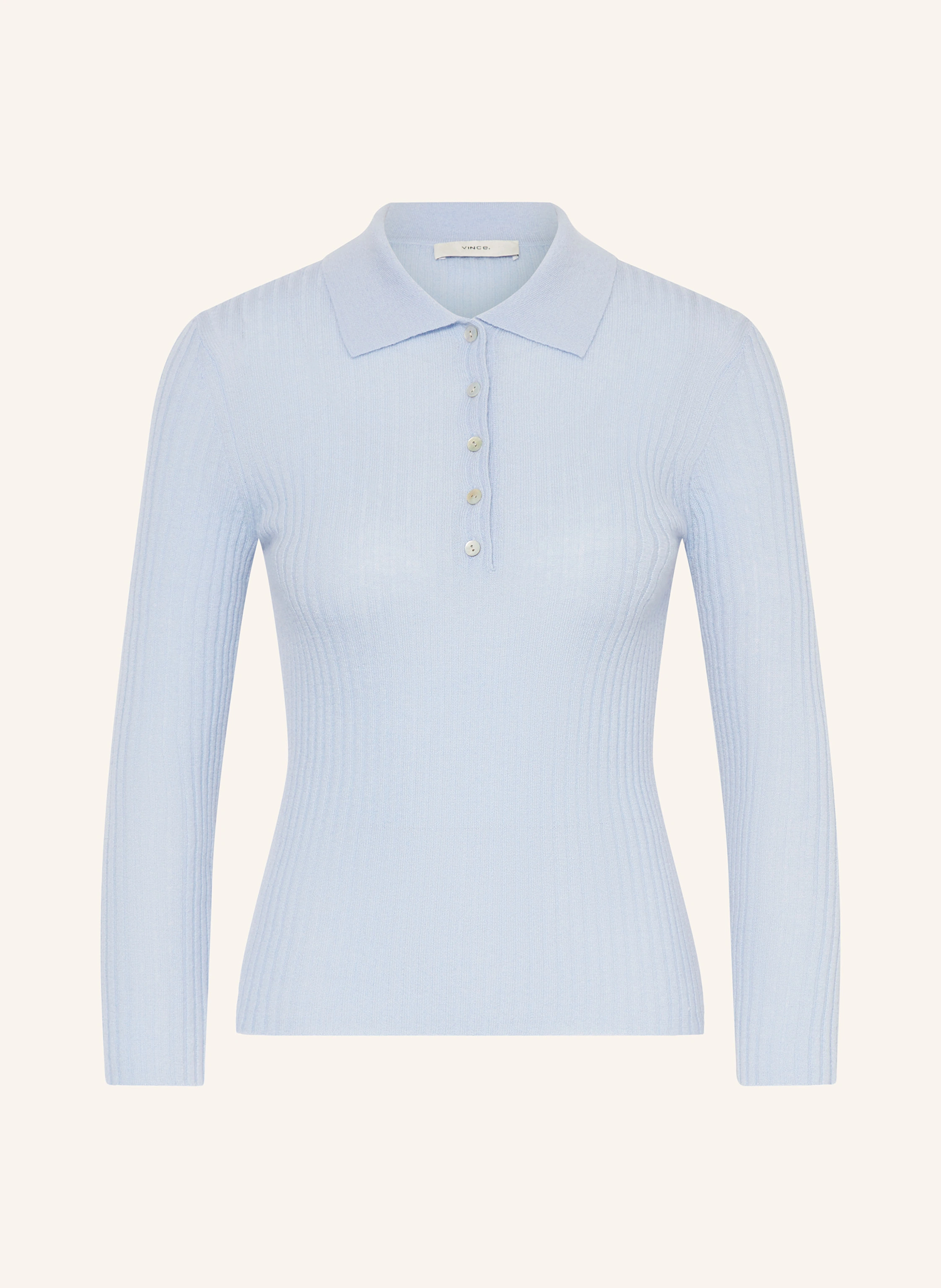 VINCE Strick-Poloshirt