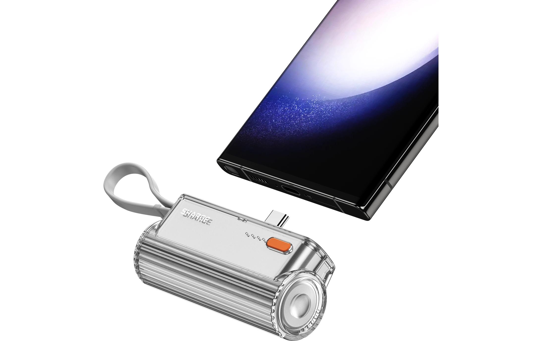 Powerbank Flow Mini Silber 5000 mAhHandliche Powerbank im kompakten Design