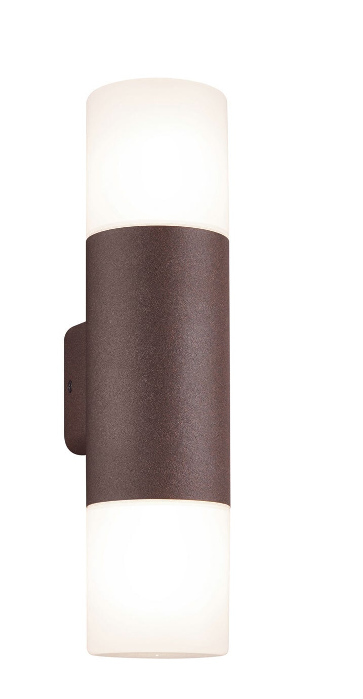 Hoosic Wandleuchte braun, mehrfarbig,222260224, B/H: 8,5/33 cm