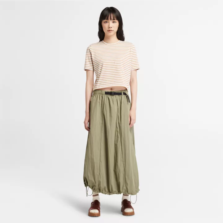 T-shirt Baby à rayures pour femme en jaune