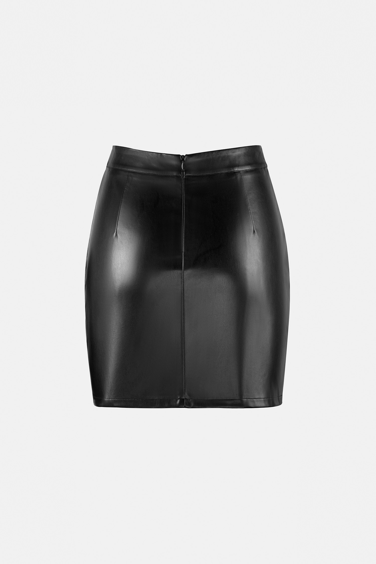 Jupe mini en cuir vegan