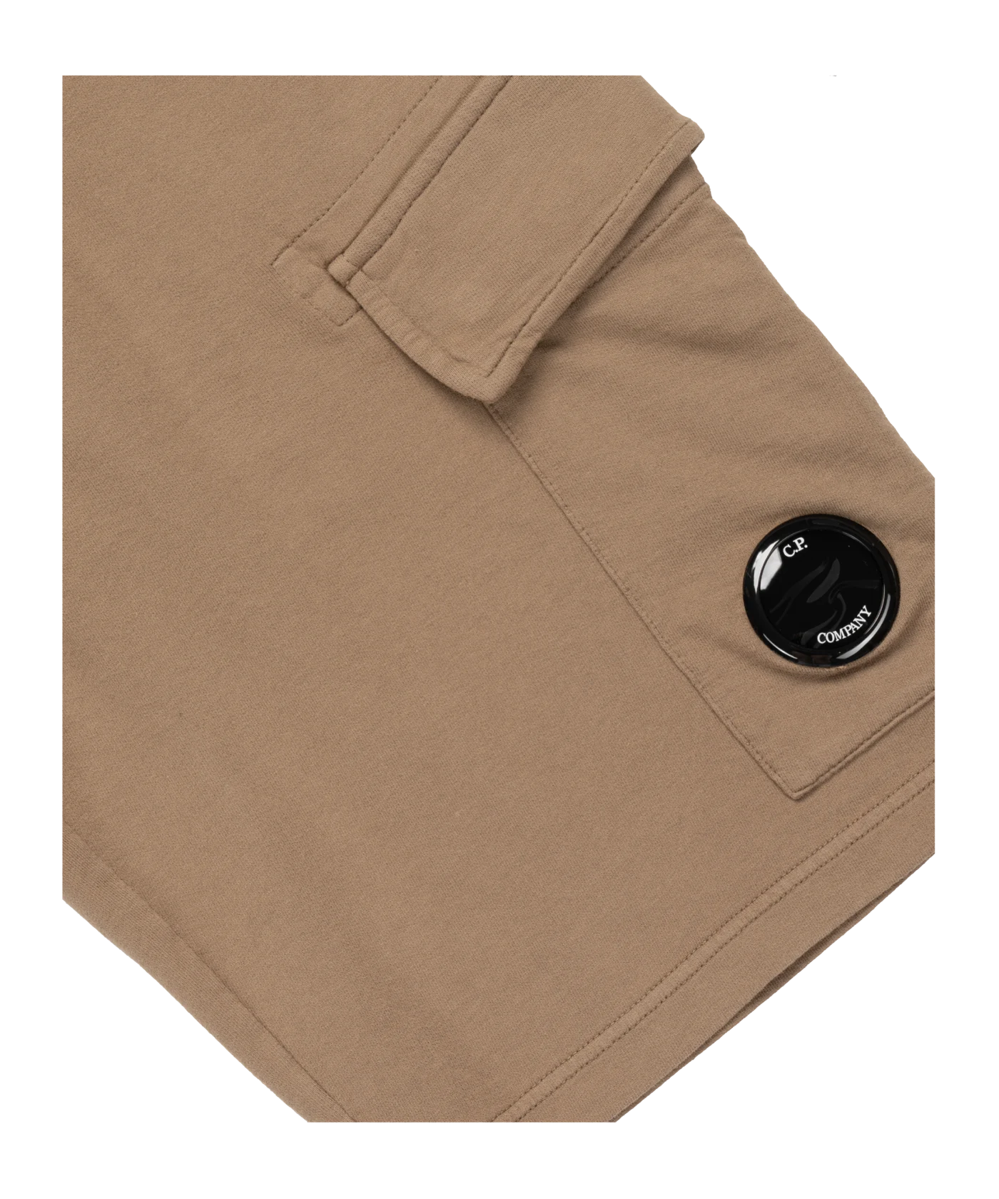 C.P. Company Light Fleece Cargo Short Braun