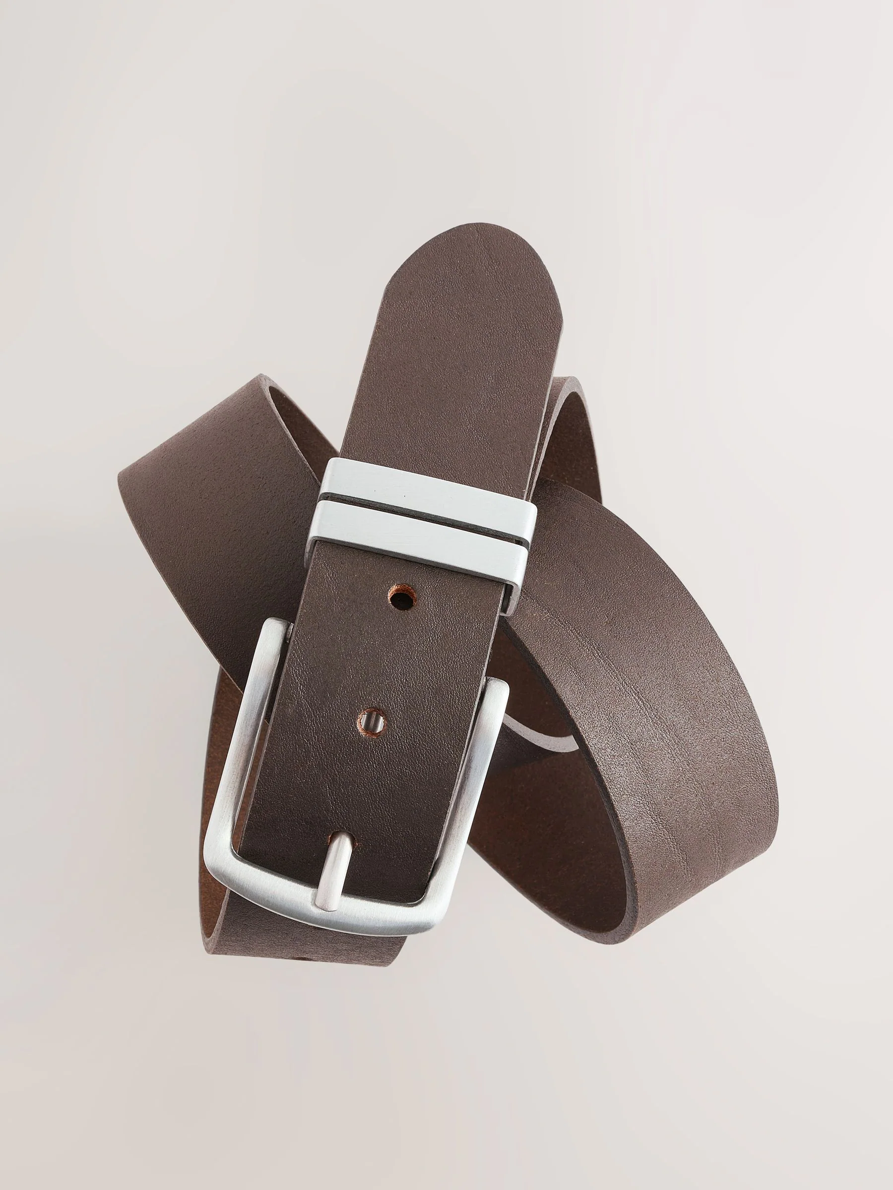 Bruin - Signature leren riem