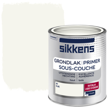 Sikkens grondlak buiten zijdeglans wit 750 ml
