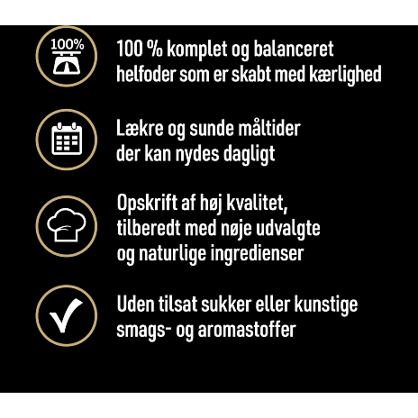 Vådfoder m. okse/lever, kalv/fjerkræ, kylling/kalkun og kylling/okse