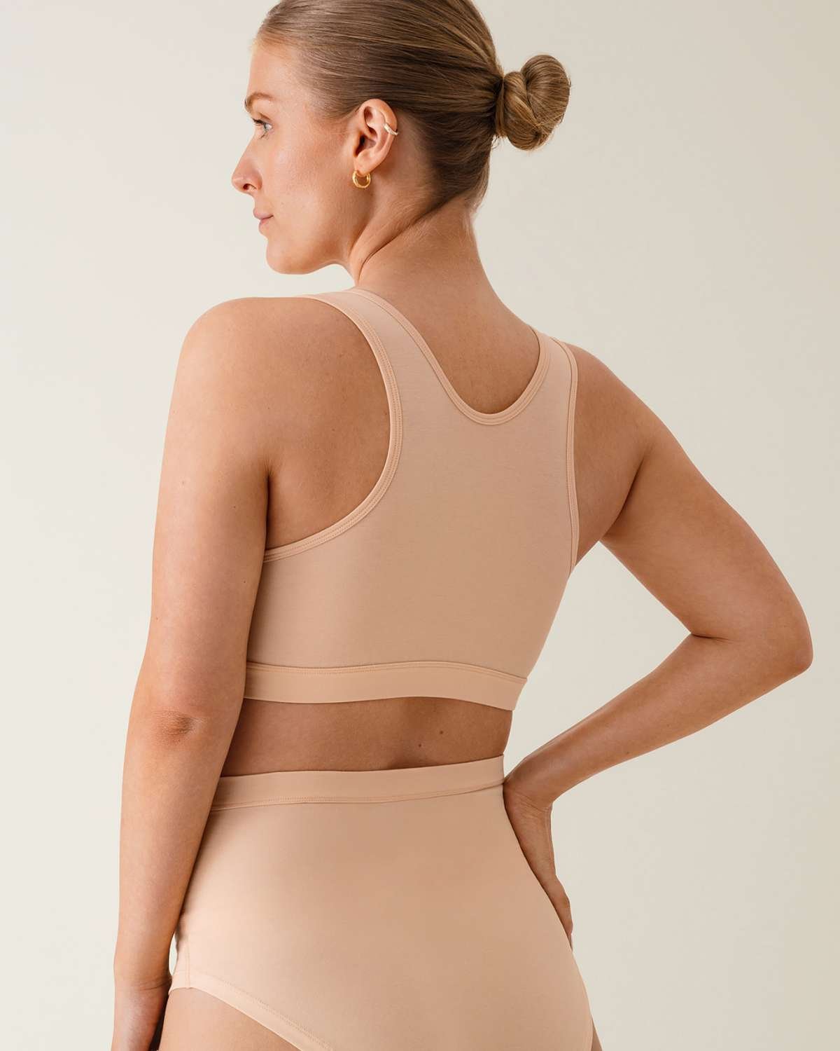 Amme BH – Øko Bomull – Lett Støtte | Essential Maternity and Nursing Bra