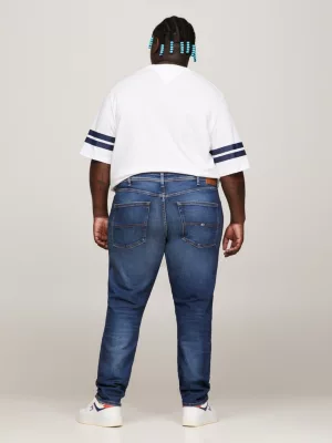 Além disso, calça jeans skinny desbotada Simon