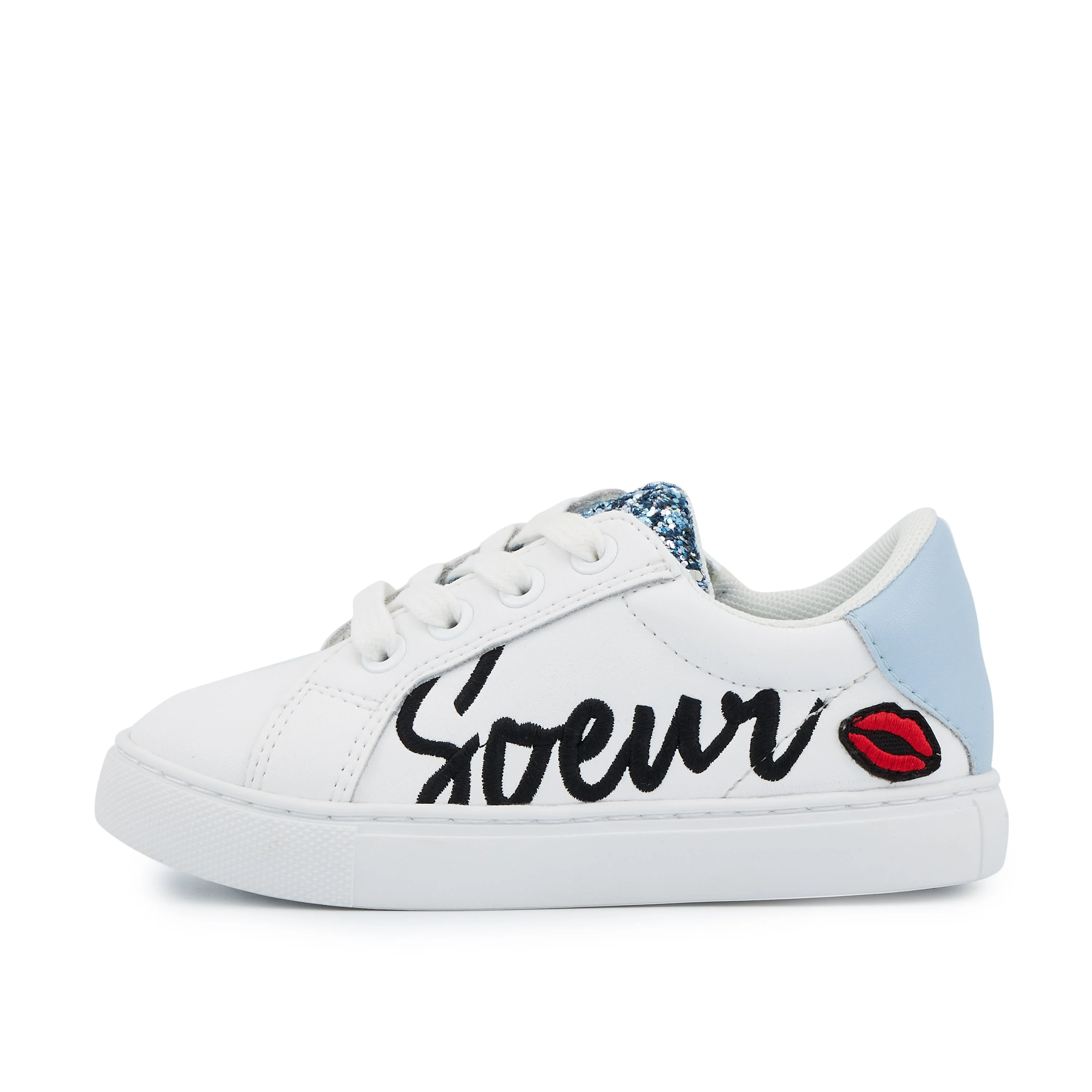 MINI SIMONE GRANDE SOEUR - Sneakers en cuir | Blanc