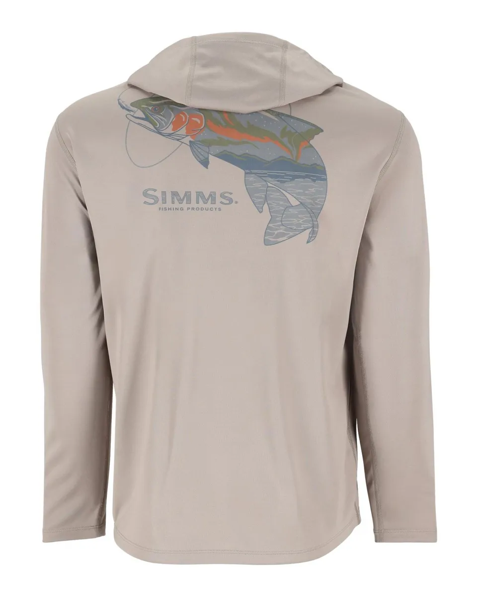Simms Simms Tech Hoody Artist Series Dolomite Trout