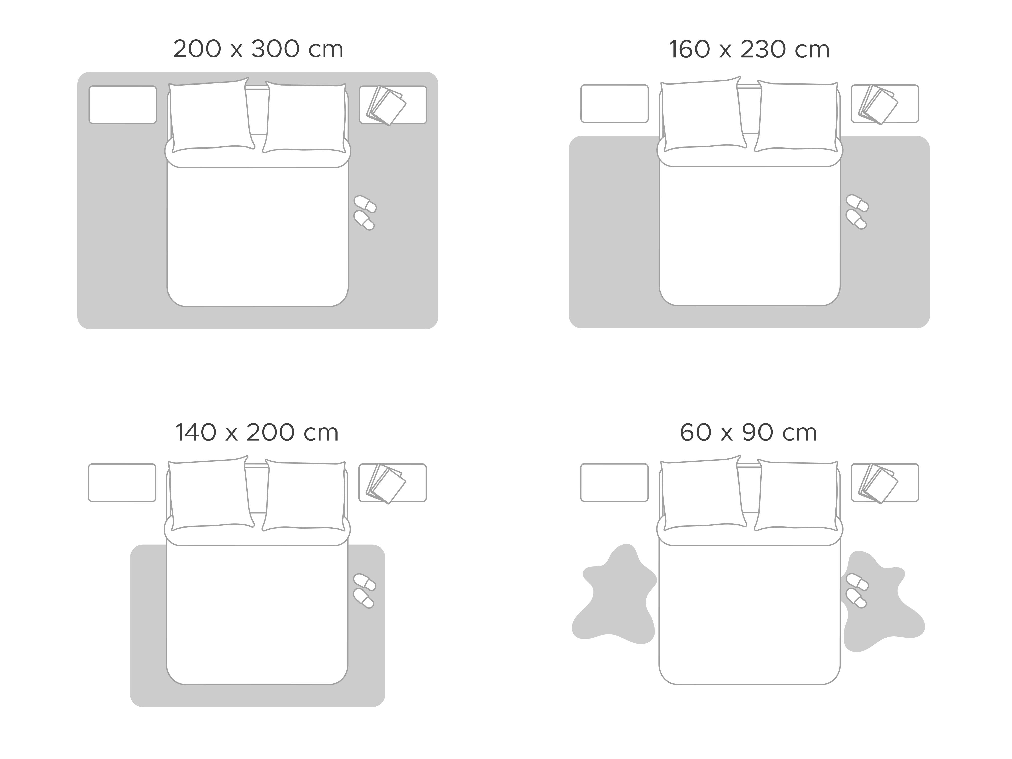 Vloerkleed SIMAV Grijs ø 140 cm