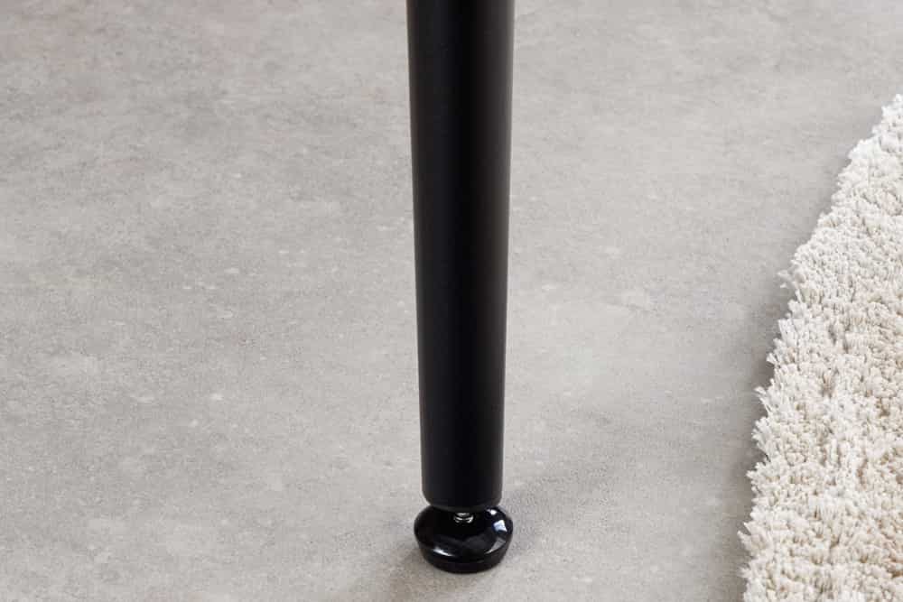 Moderner Esstisch MILANO 120cm schwarz gold sand Aurora Oro Keramik Metallgestell