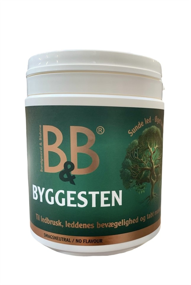 B&B - Byggesten - aktive Collagen peptider- til stive led og forbyggelse- 250 g