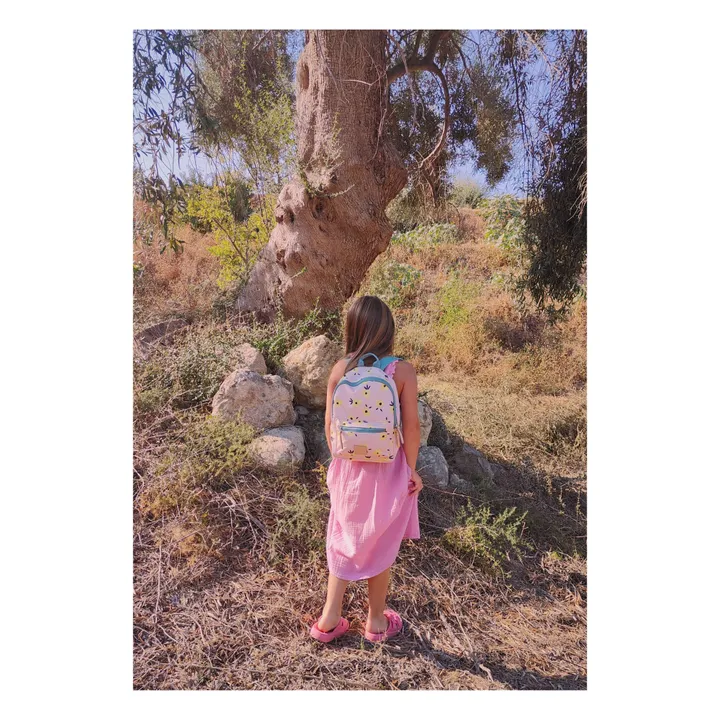 JOJO FACTORY Sac à Dos Fleurs Piupiuchick X Jojo Factory | Rose pâle