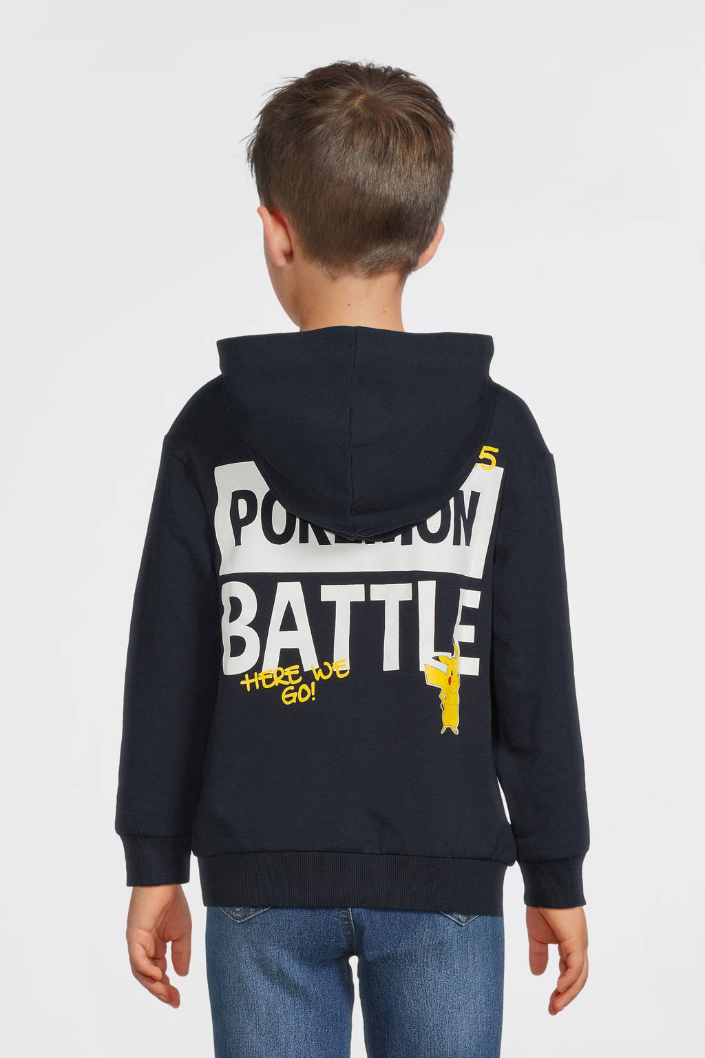 NAME IT Pokemon sweater NKMSHEPA met printopdruk donkerblauw