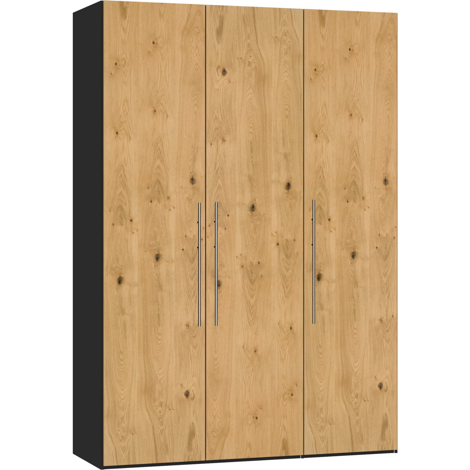 Schrank Schweizer 203 Eiche Furnier schwarz